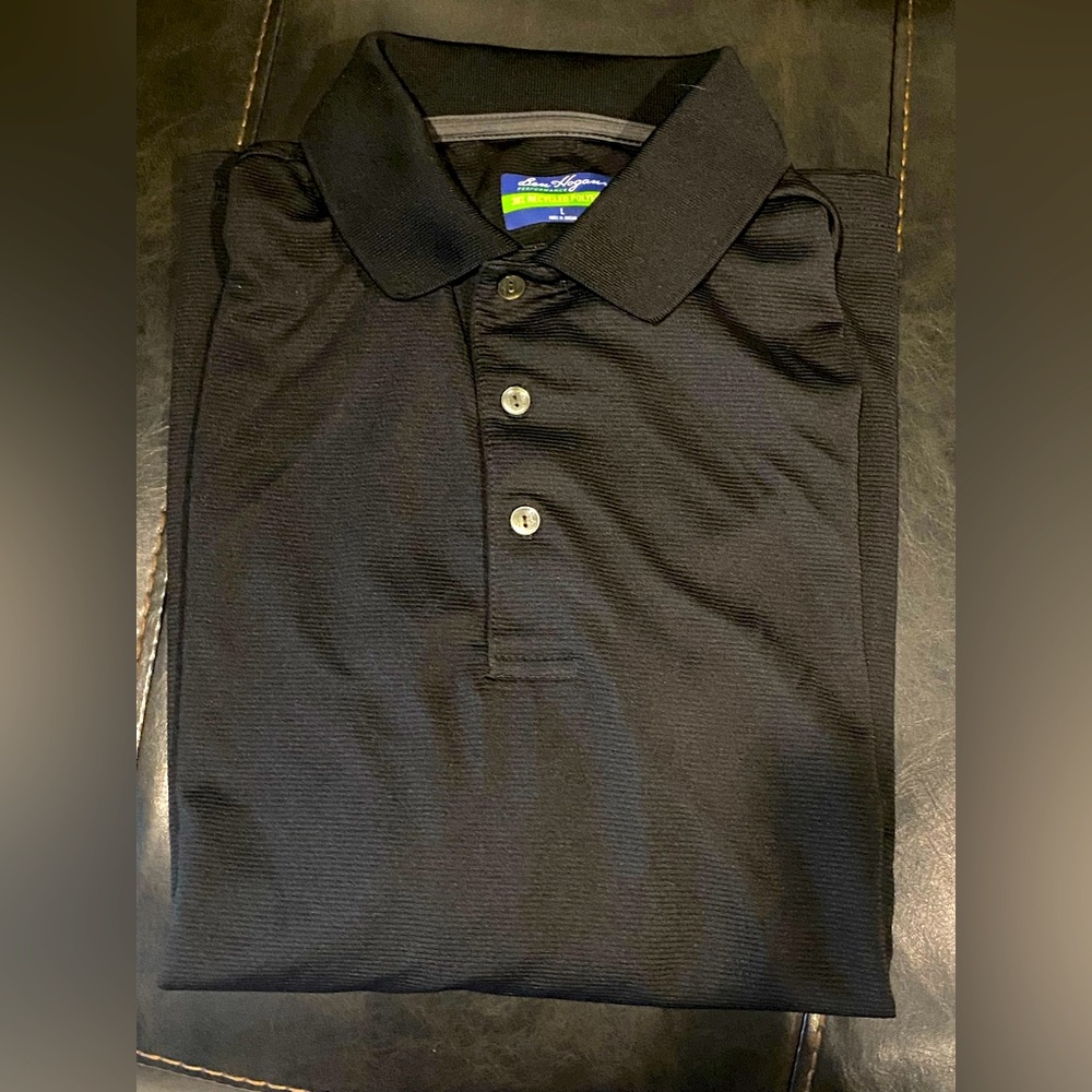 Ben Hogan black polo shirt for men size Large